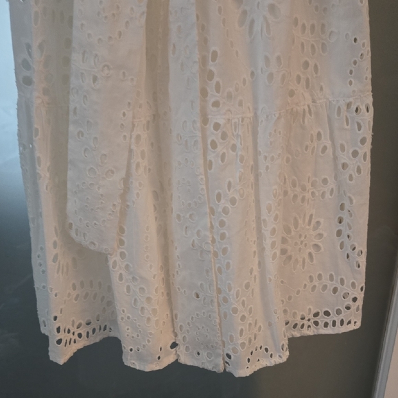 Rachel Parcell White Eyelet Midi Dress - Picture 3 of 4